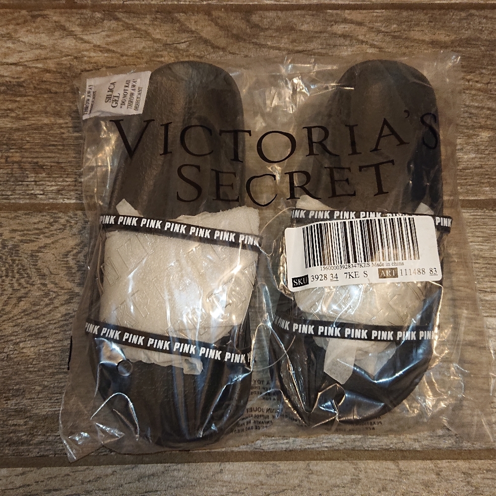 VS PINK clear slides size S